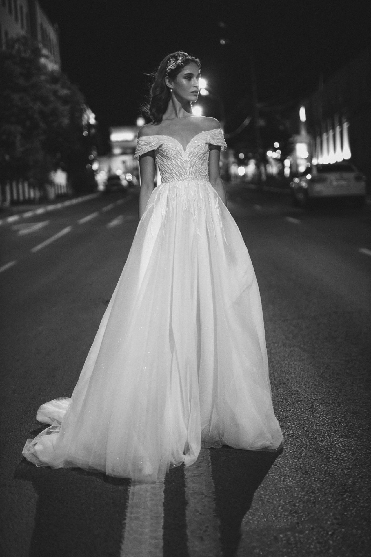 Классическое пышное свадебное платье