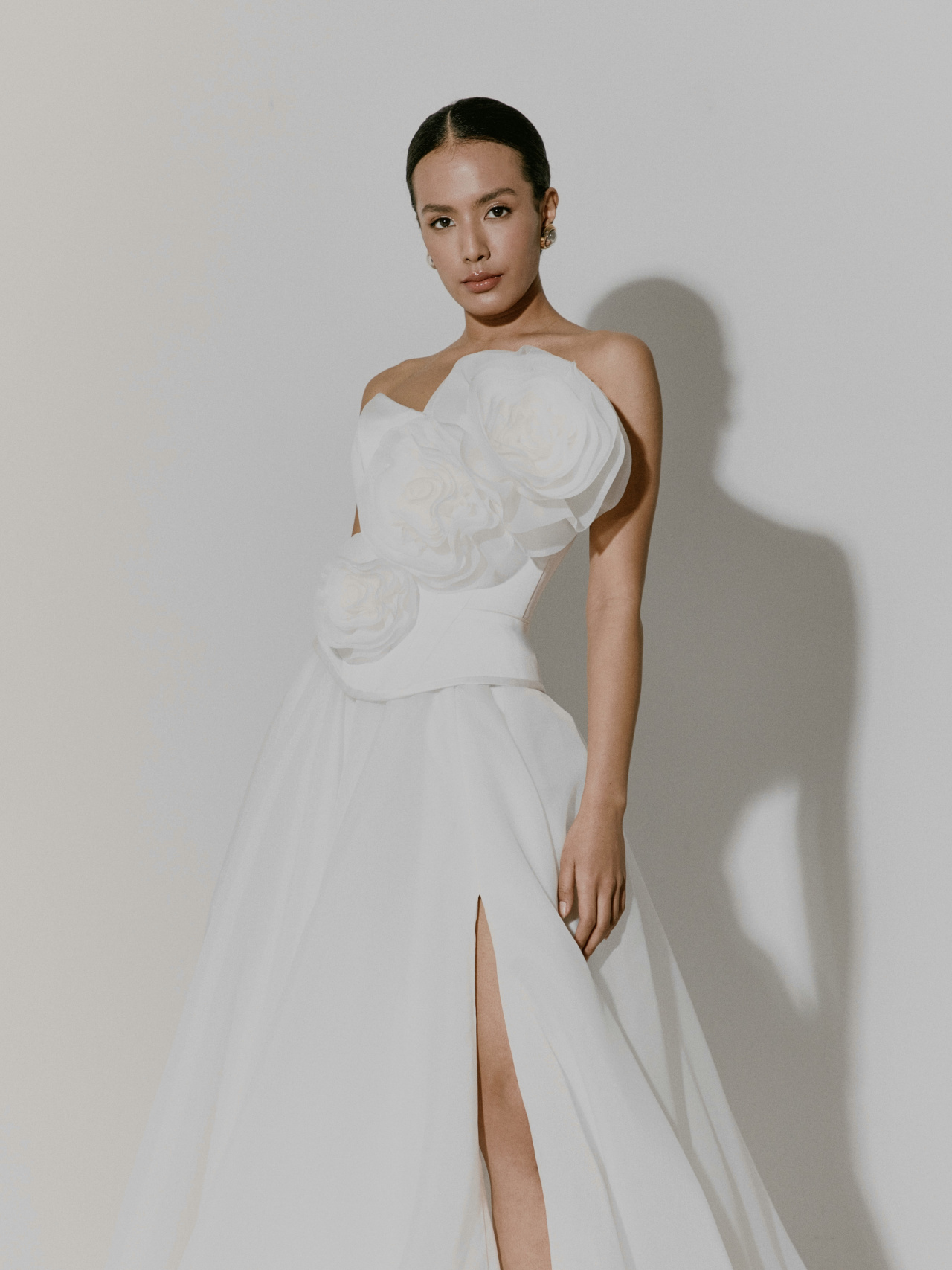 Свадебный компект из приталенного корсета и юбки фото