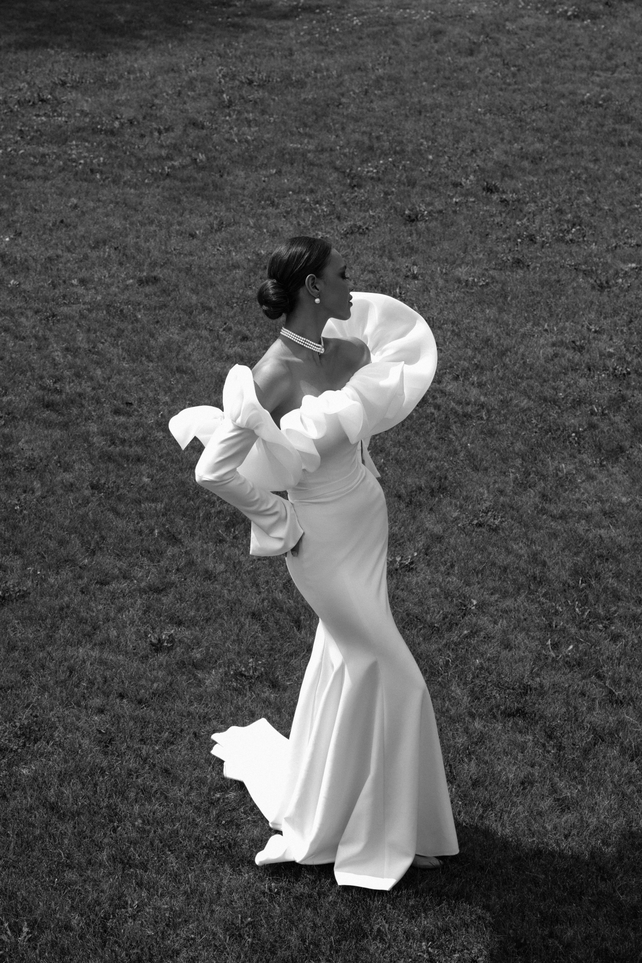 Роскошная русалка со съемными рукавами фото