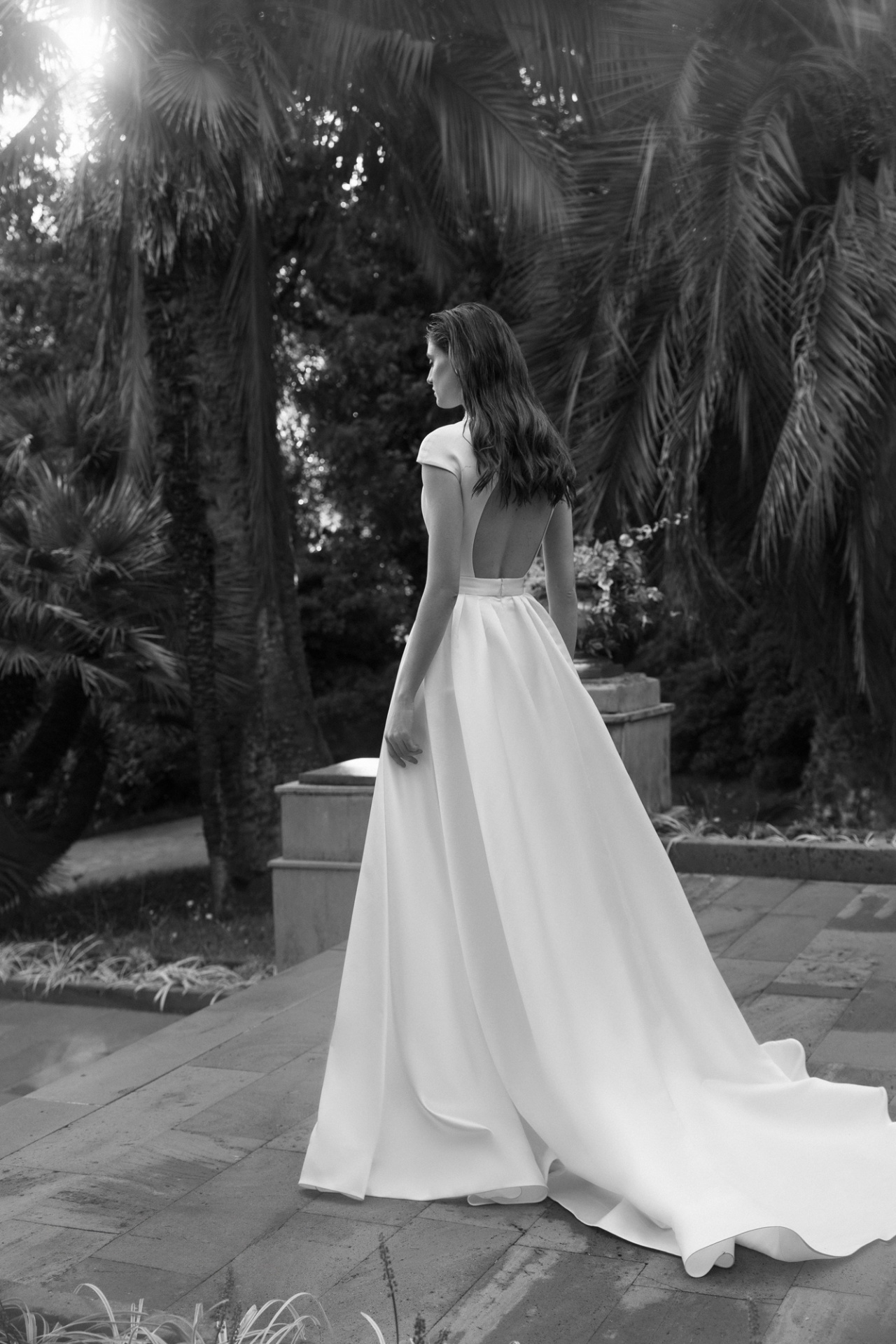 Закрытое свадебное платье рыбка фото