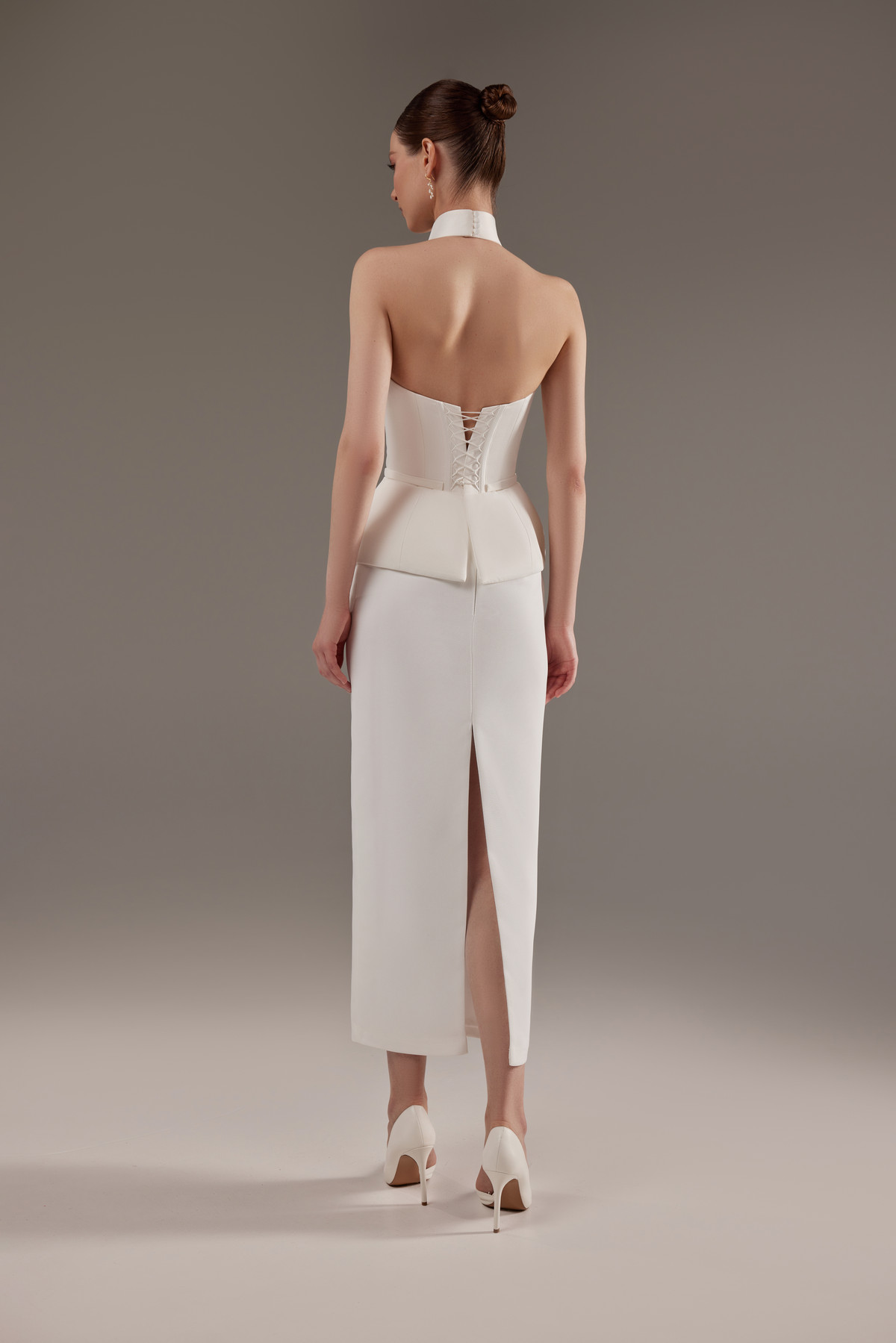 Утонченный комплект из стрейч атласа фото