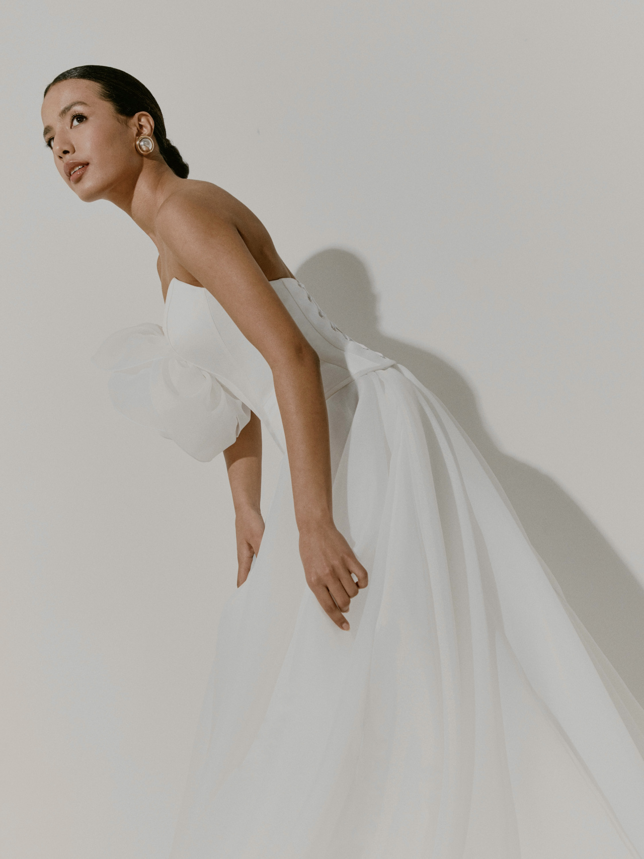 Свадебный компект из приталенного корсета и юбки фото