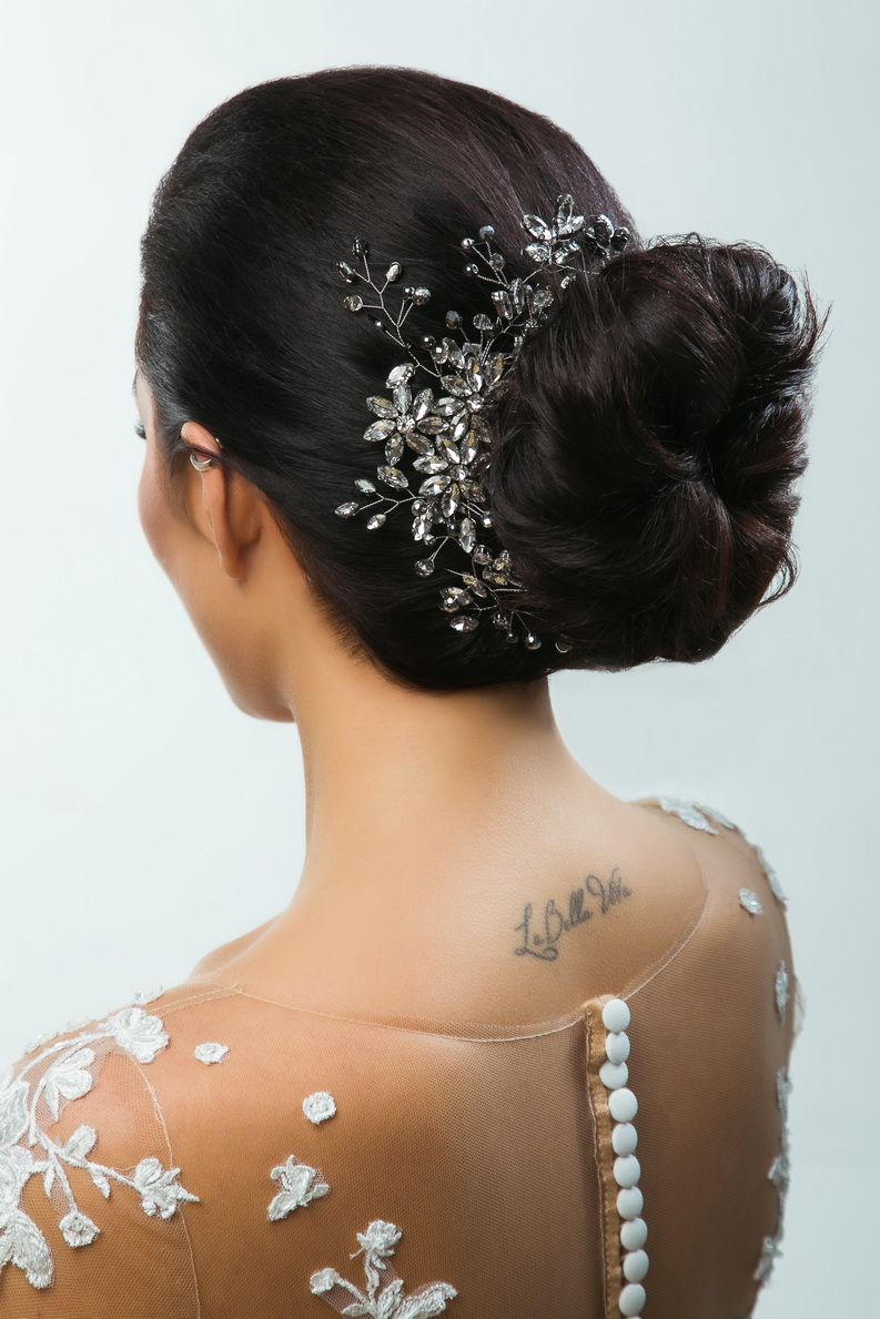 Гребень для волос с кристаллами фото