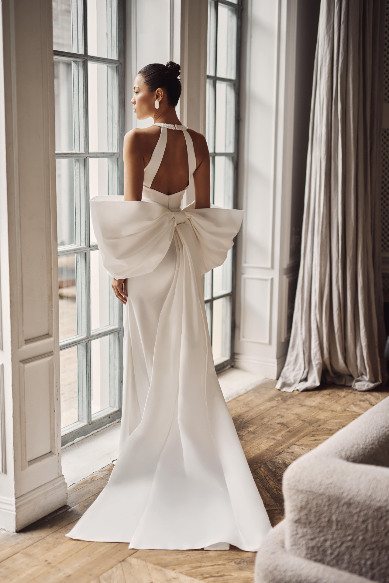 Свадебное платье с вырезом американка фото