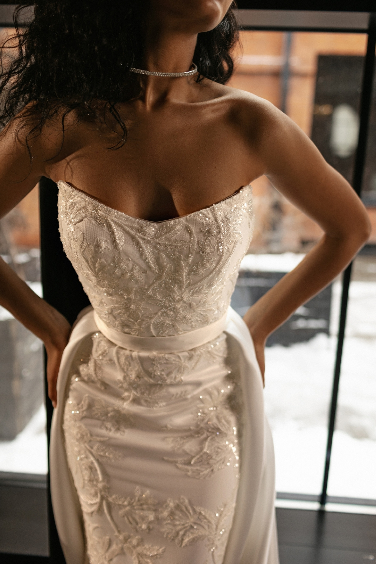 Белое свадебное платье-трансформер фото