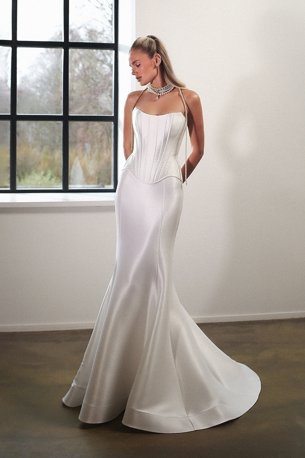 Красивый свадебный комплект из микадо фото