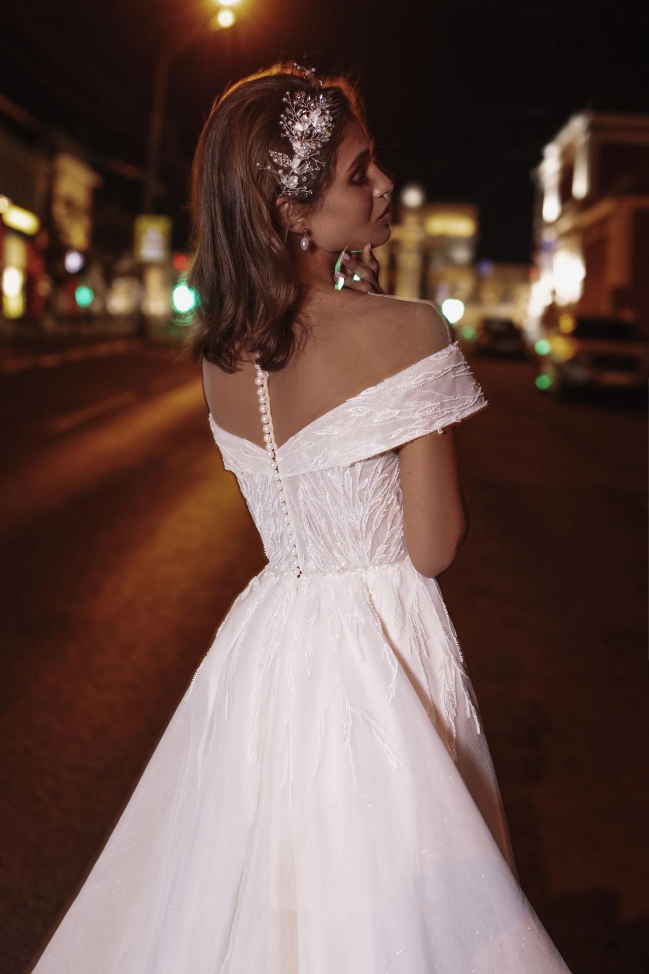 Классическое пышное свадебное платье