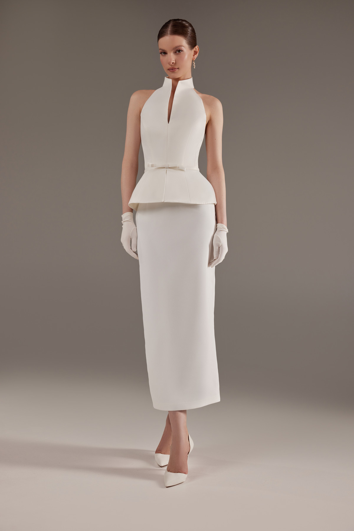 Утонченный комплект из стрейч атласа фото