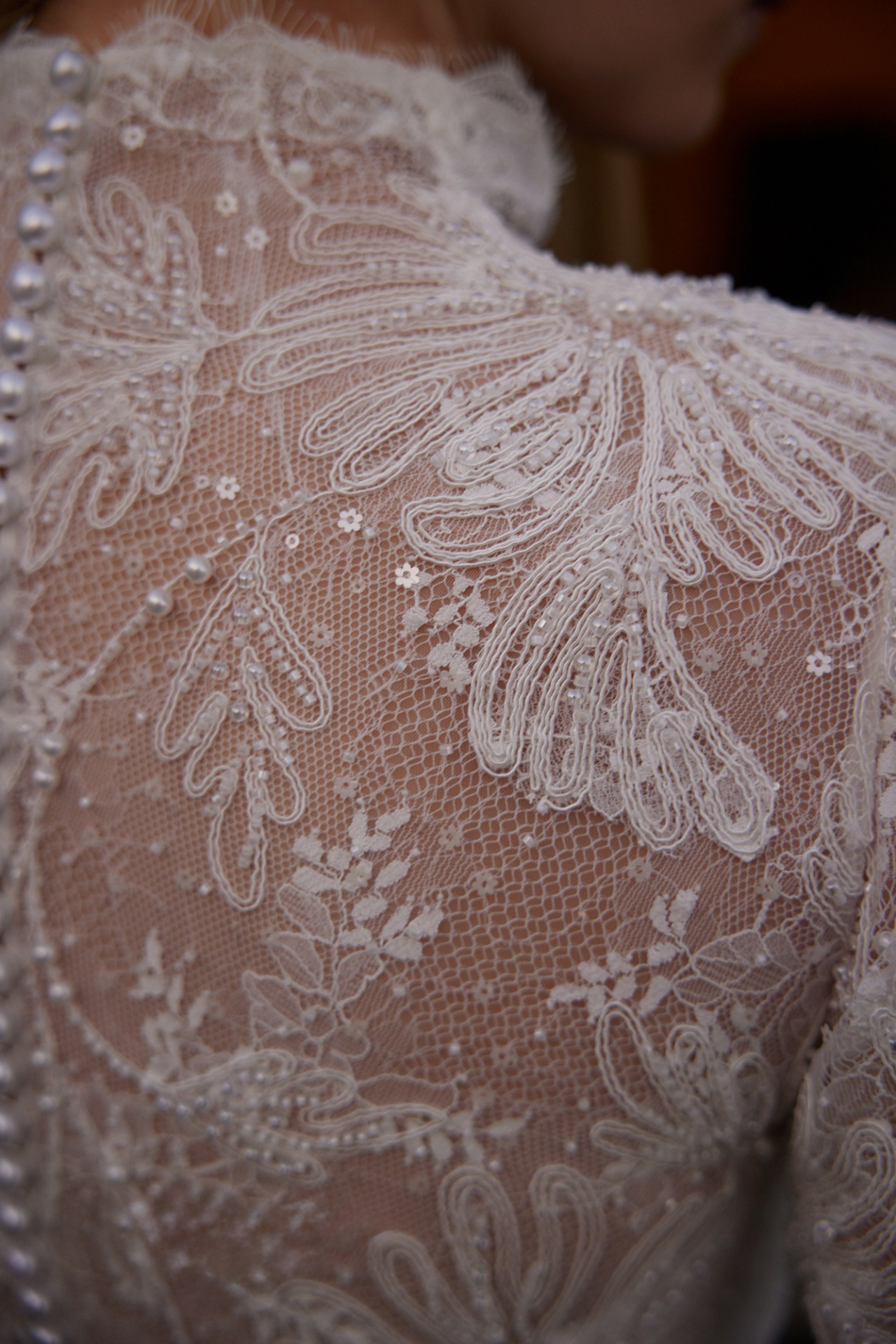 Кружевное свадебное платье русалка со шлейфом фото