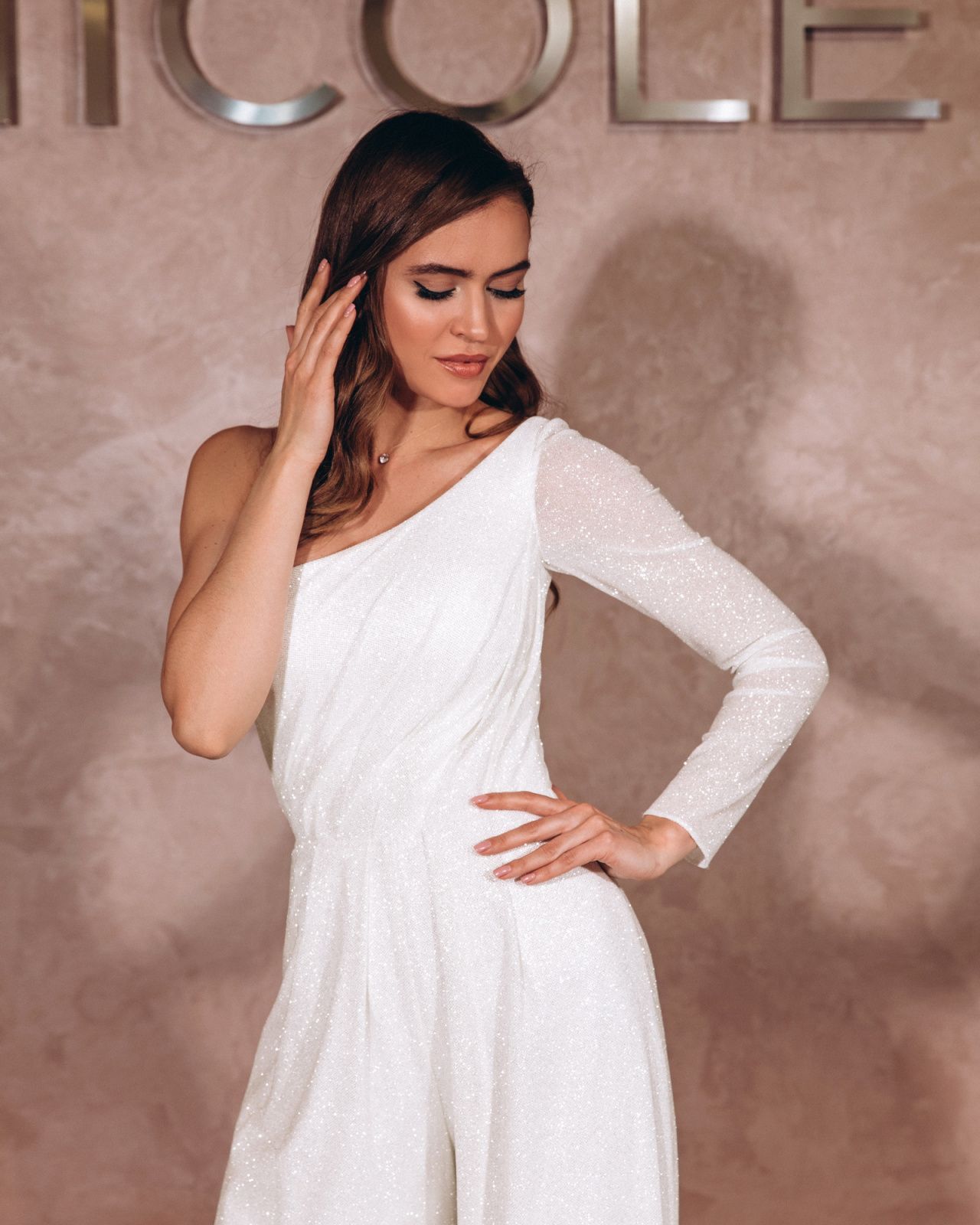 Свадебный брючный комбинезон фото