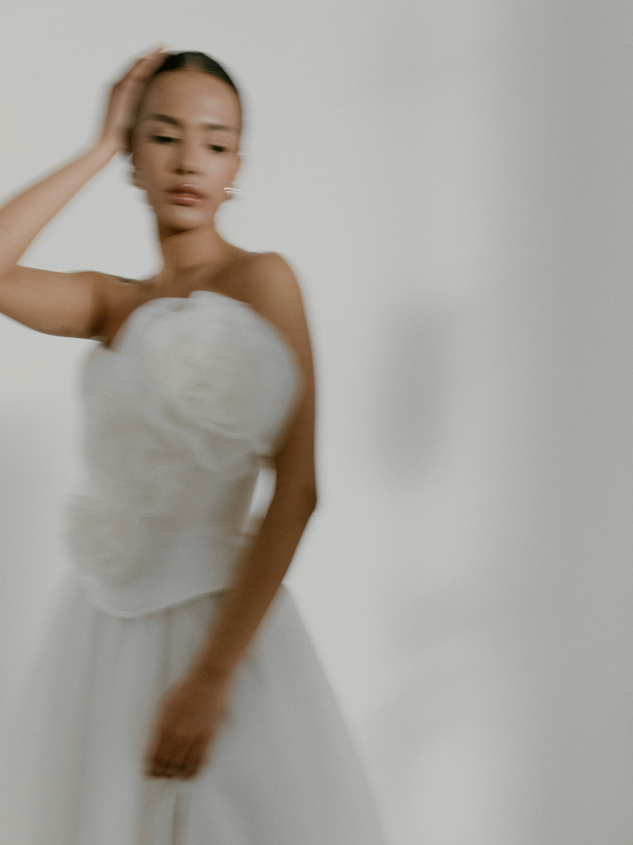 Свадебный компект из приталенного корсета и юбки фото