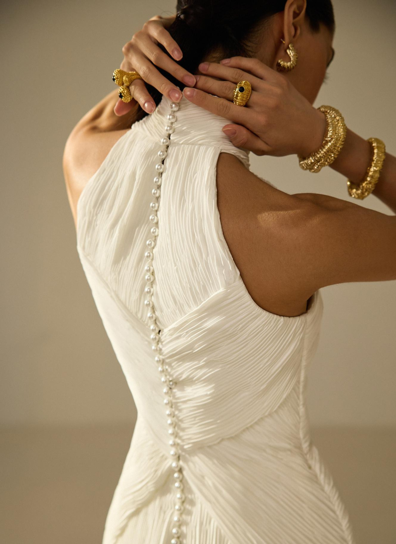 Стильное свадебное платье с американской проймой фото