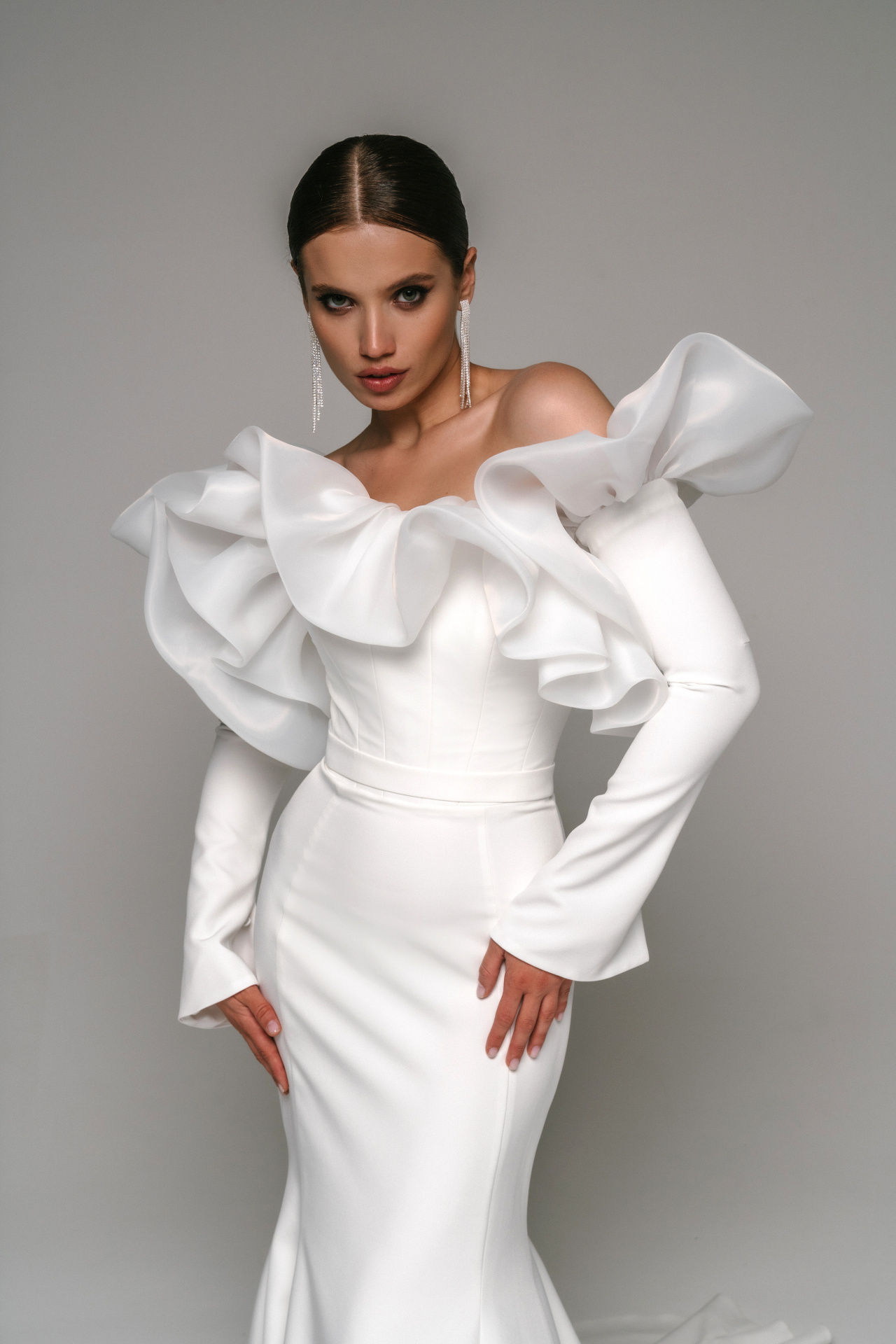 Роскошная русалка со съемными рукавами фото