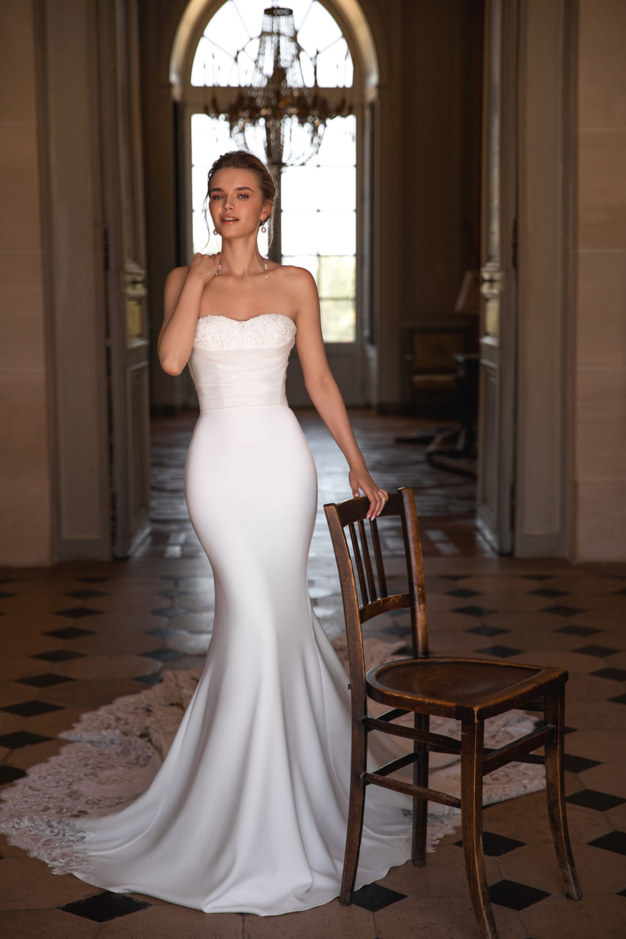 Нежная русалка со съемными рукавами фото