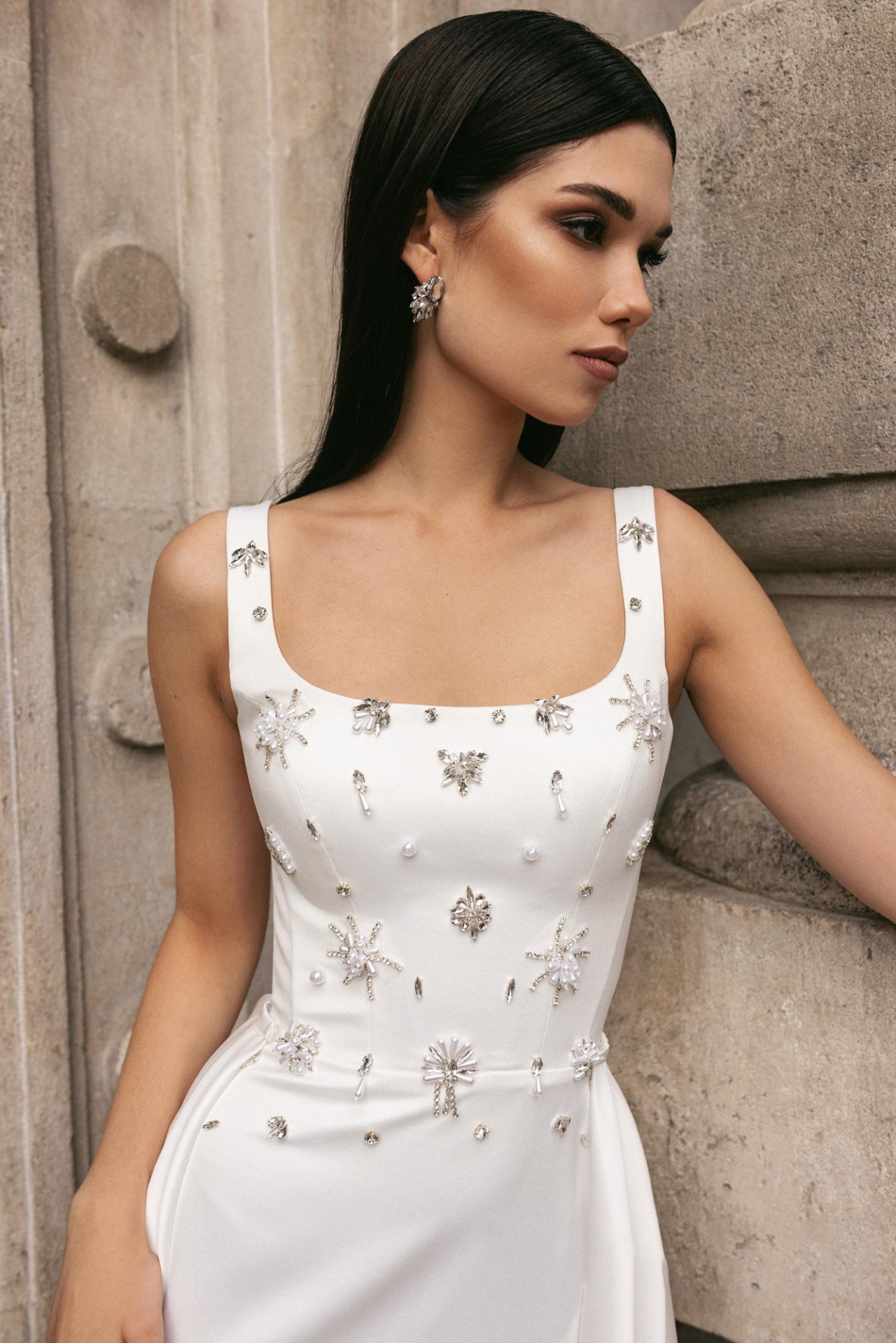 Свадебное платье русалка со съемной юбкой фото