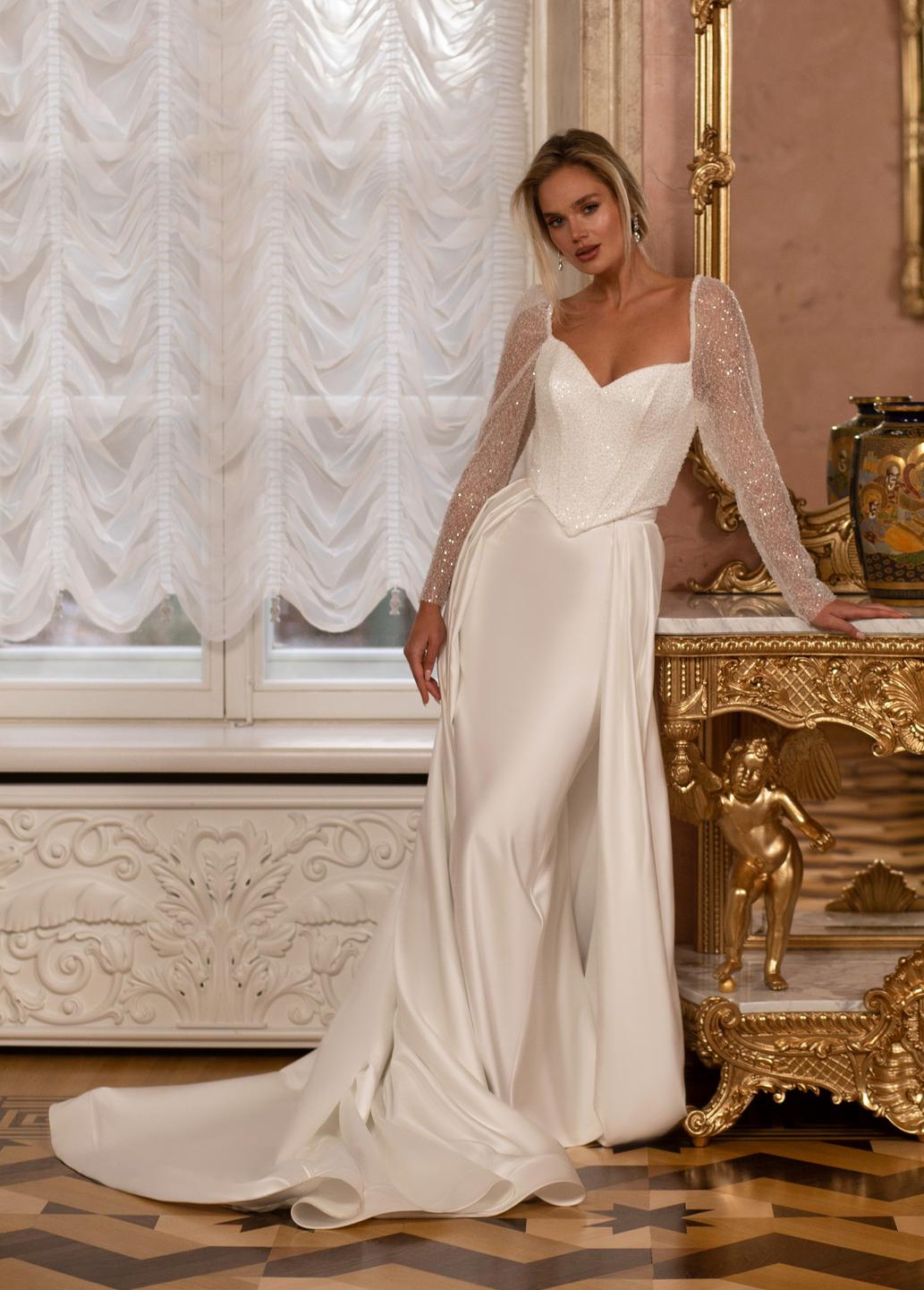 Свадебный комплект из юбки и корсета фото