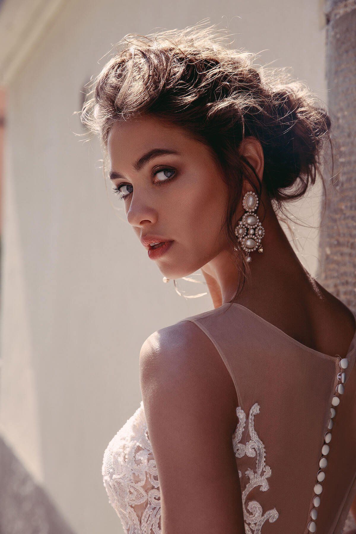 Свадебное платье русалка в авторском кружеве