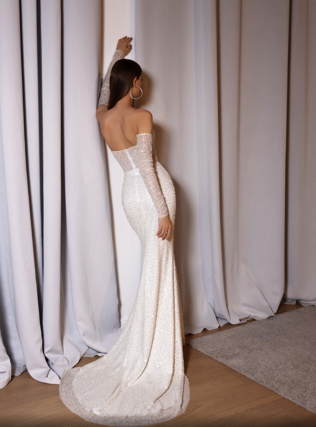 Нежная русалка расшитая стеклярусом фото