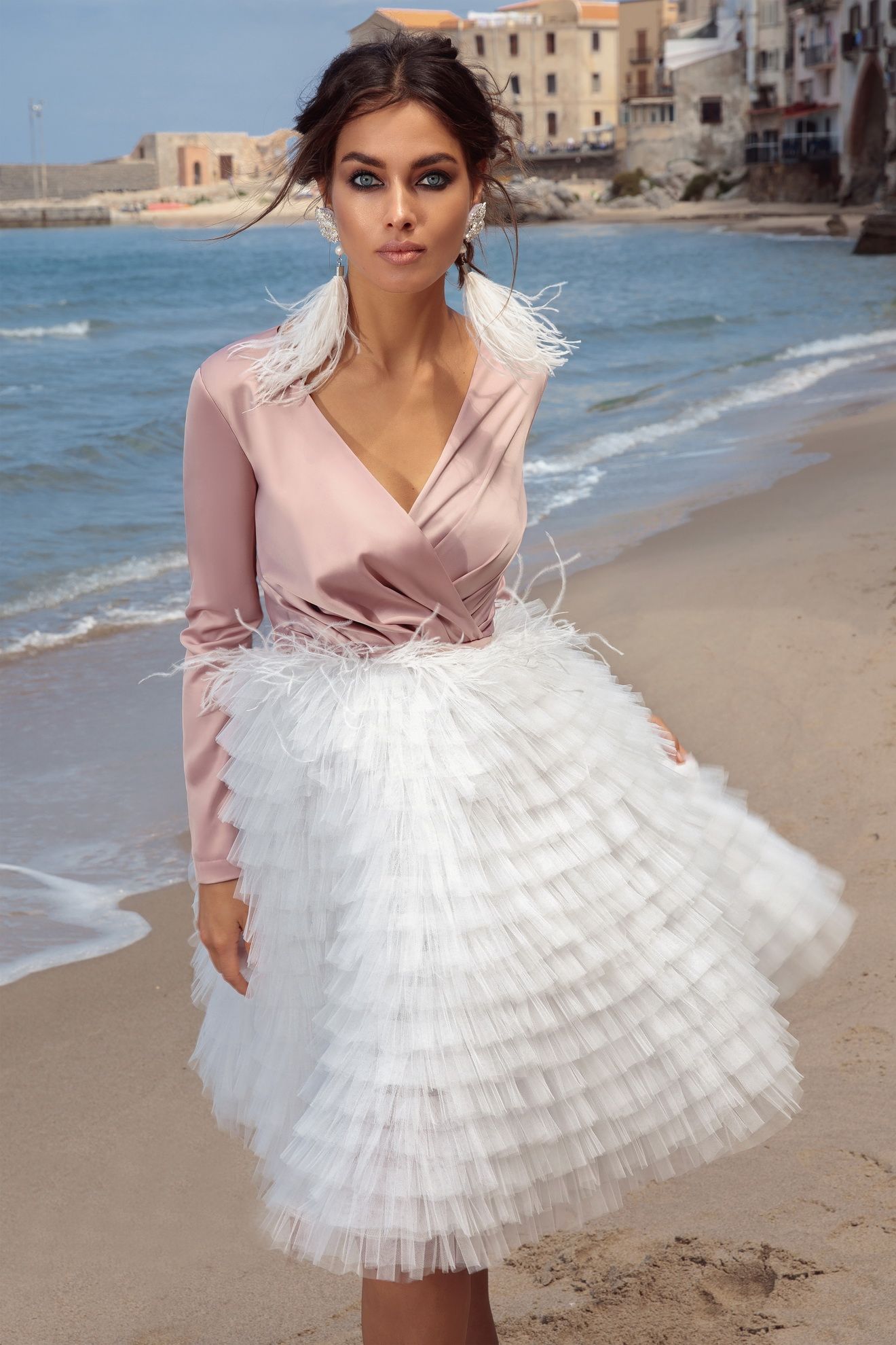 Нежное свадебное платье-трансформер