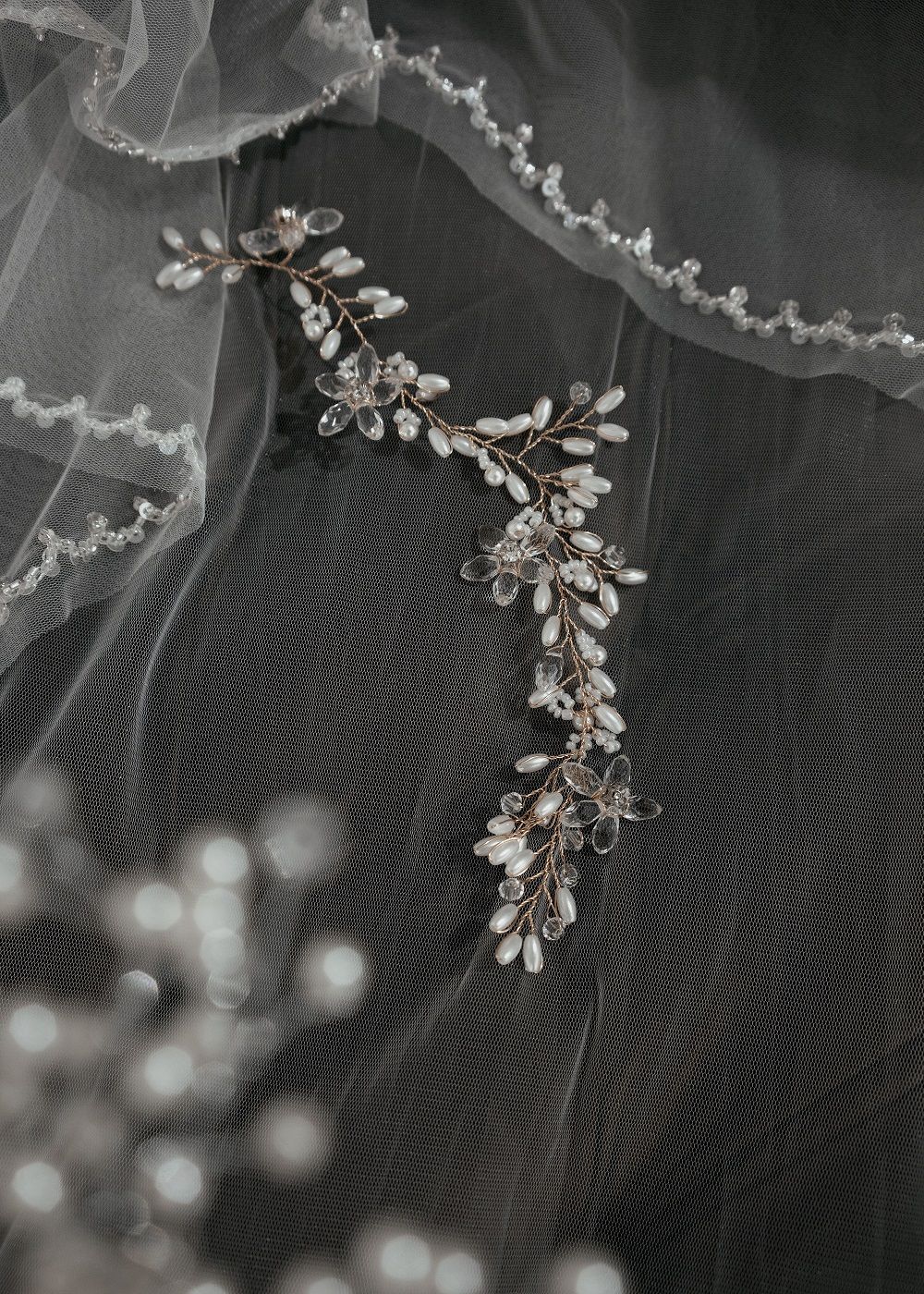 Украшение веточка для волос фото