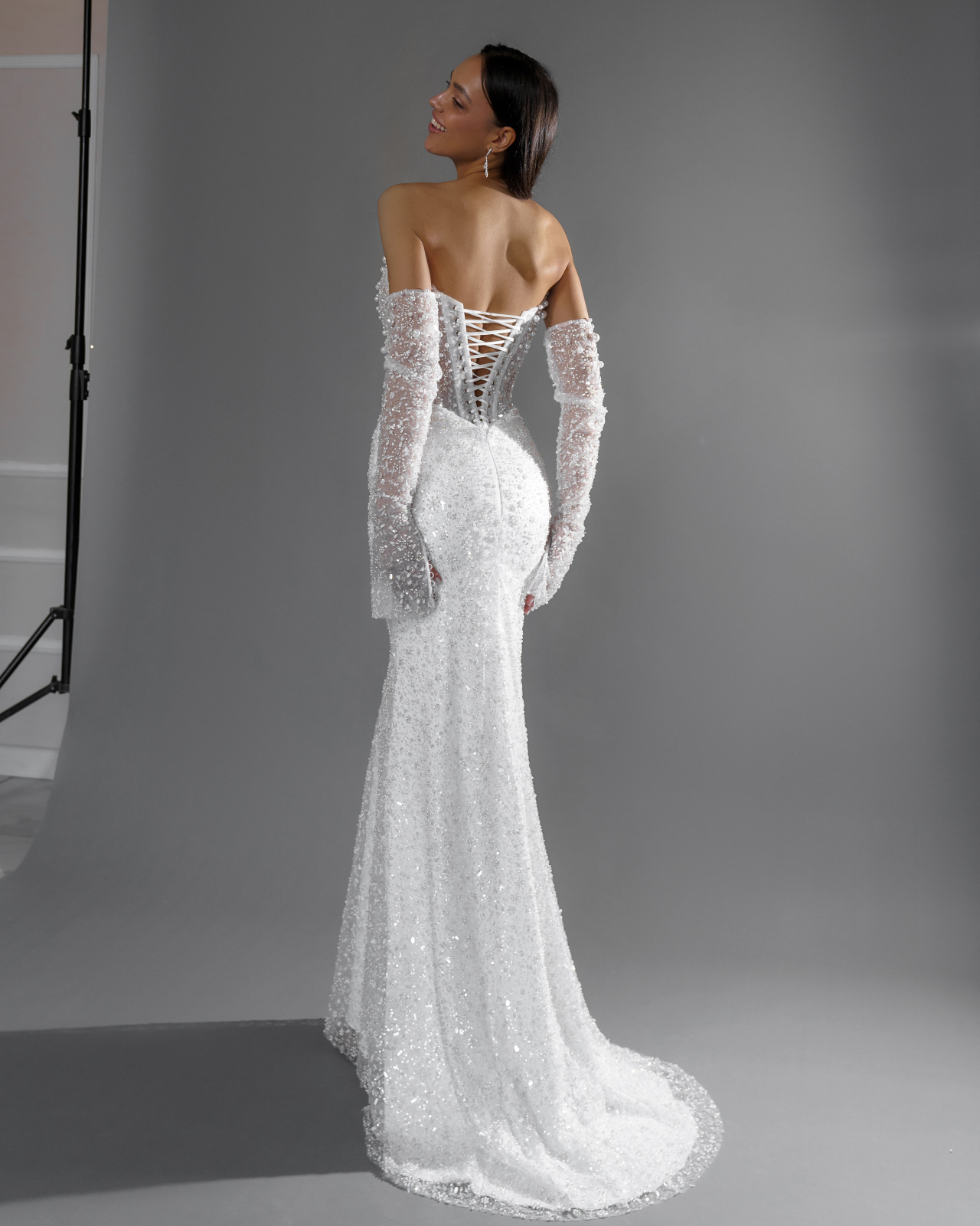 Эксклюзивное свадебное платье рыбка фото