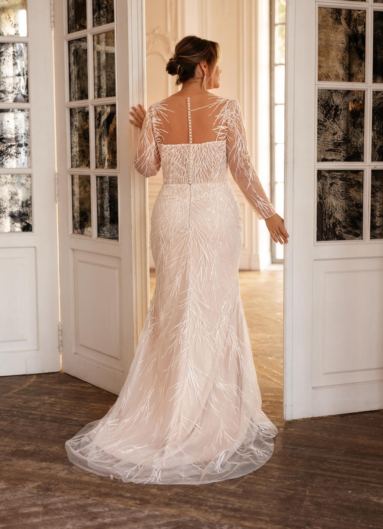 Свадебное платье трансформер большого размера