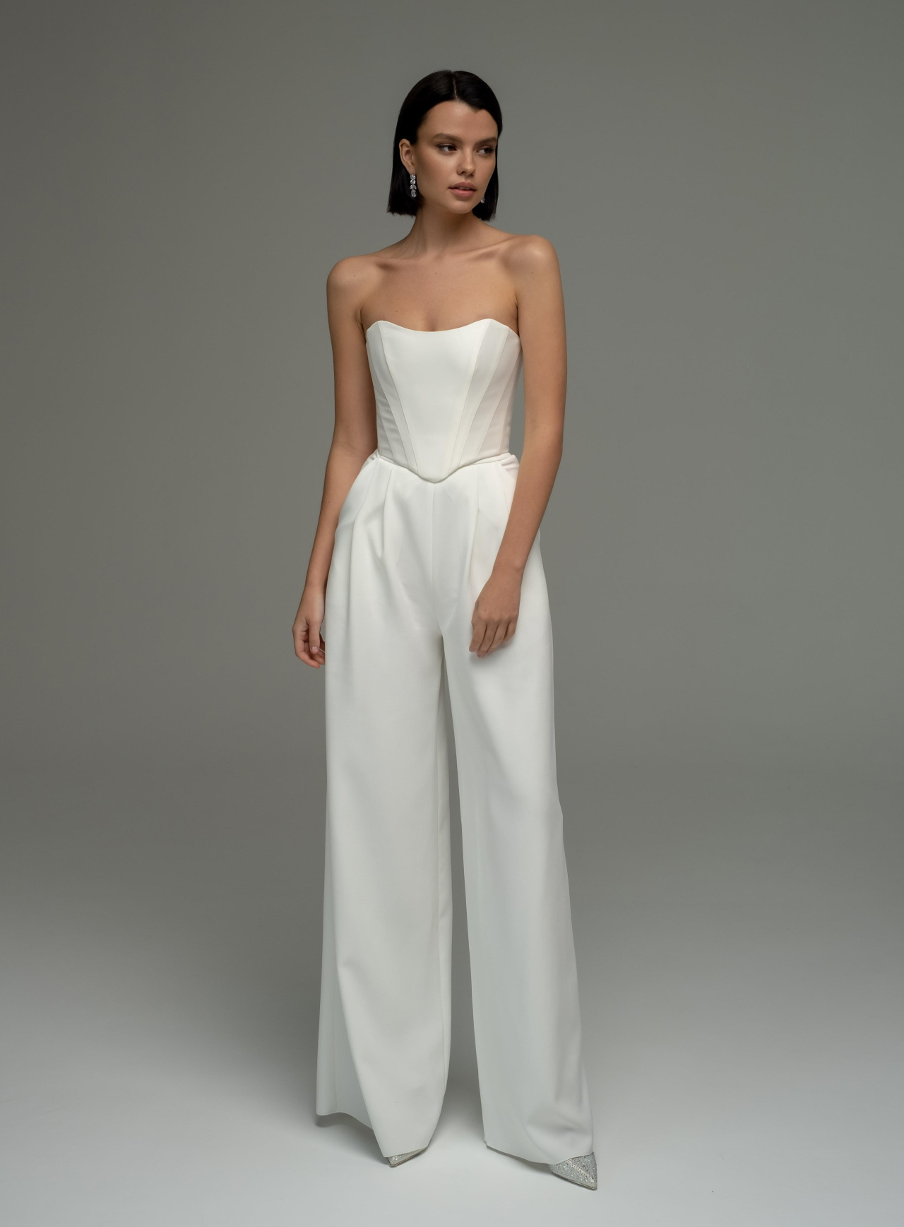 Женские свадебные брюки с корсетом фото