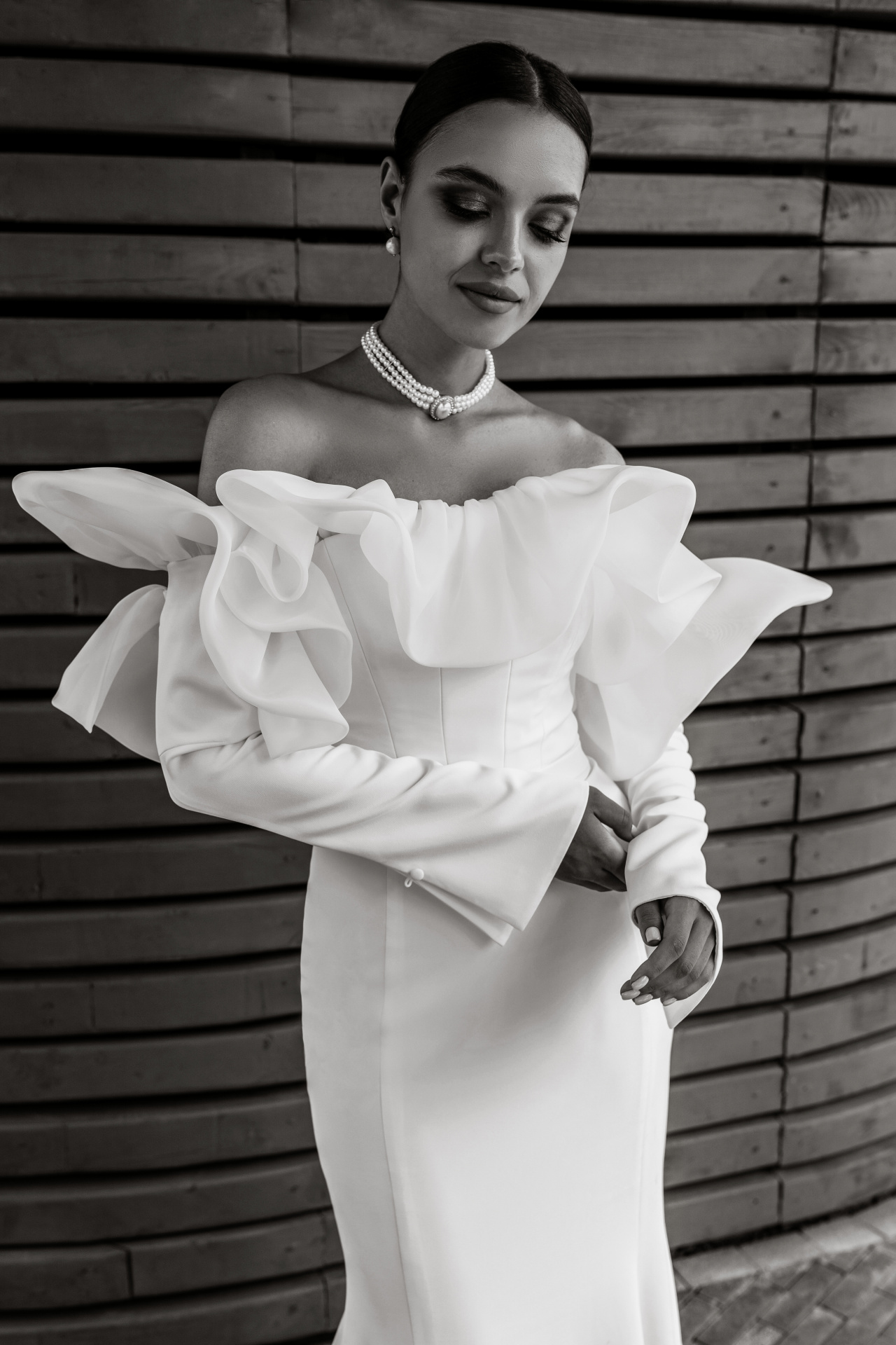 Роскошная русалка со съемными рукавами фото