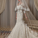 Длинная свадебная фата VL-8970FBH фото