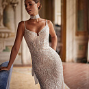 роскошное свадебное платье рыбка со съемным фото