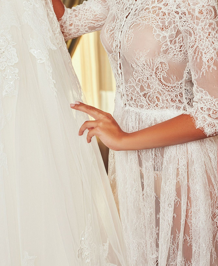 Кружевной пеньюар фото