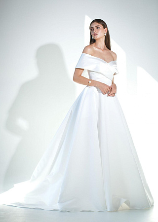 Свадебные платья с открытыми плечами