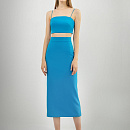 Комплект топ и завышенная юбка фото