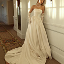 Свадебное платье в стиле принцесса из микадо фото