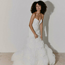 Торжественное свадебное платье из ткани Саншайн фото