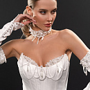 Роскошный свадебный комплект с корсетом фото