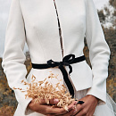 Свадебный белый жакет