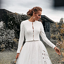 Свадебный жакет с пайетками