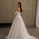 Роскошный расшитый свадебный комплект с корсетом фото