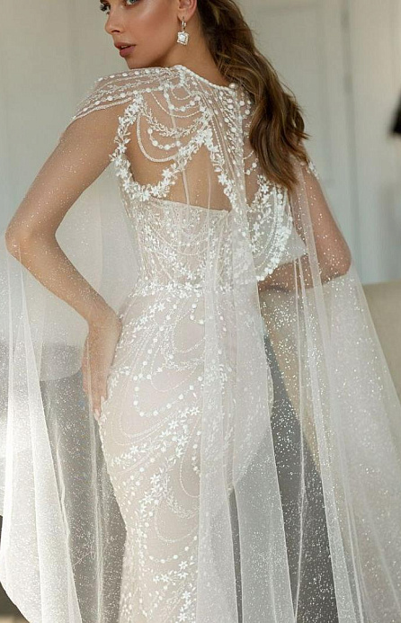 Красивый свадебный кейп фото