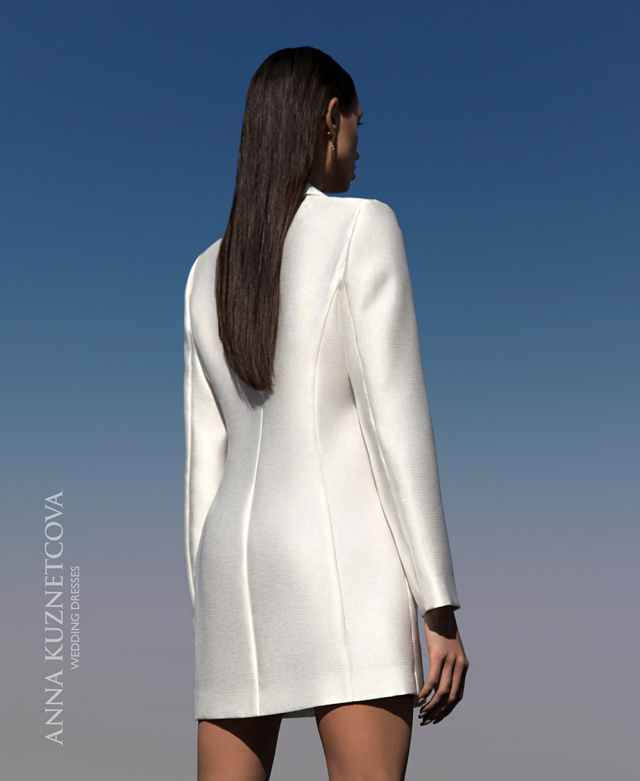 Свадебное платье-пиджак фото
