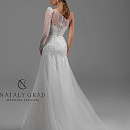 Роскошное свадебное платье на одно плечо фото