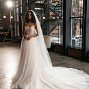 Свадебное платье принцесса с жемчужным корсетом фото