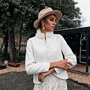 Удлиненный свадебный жакет