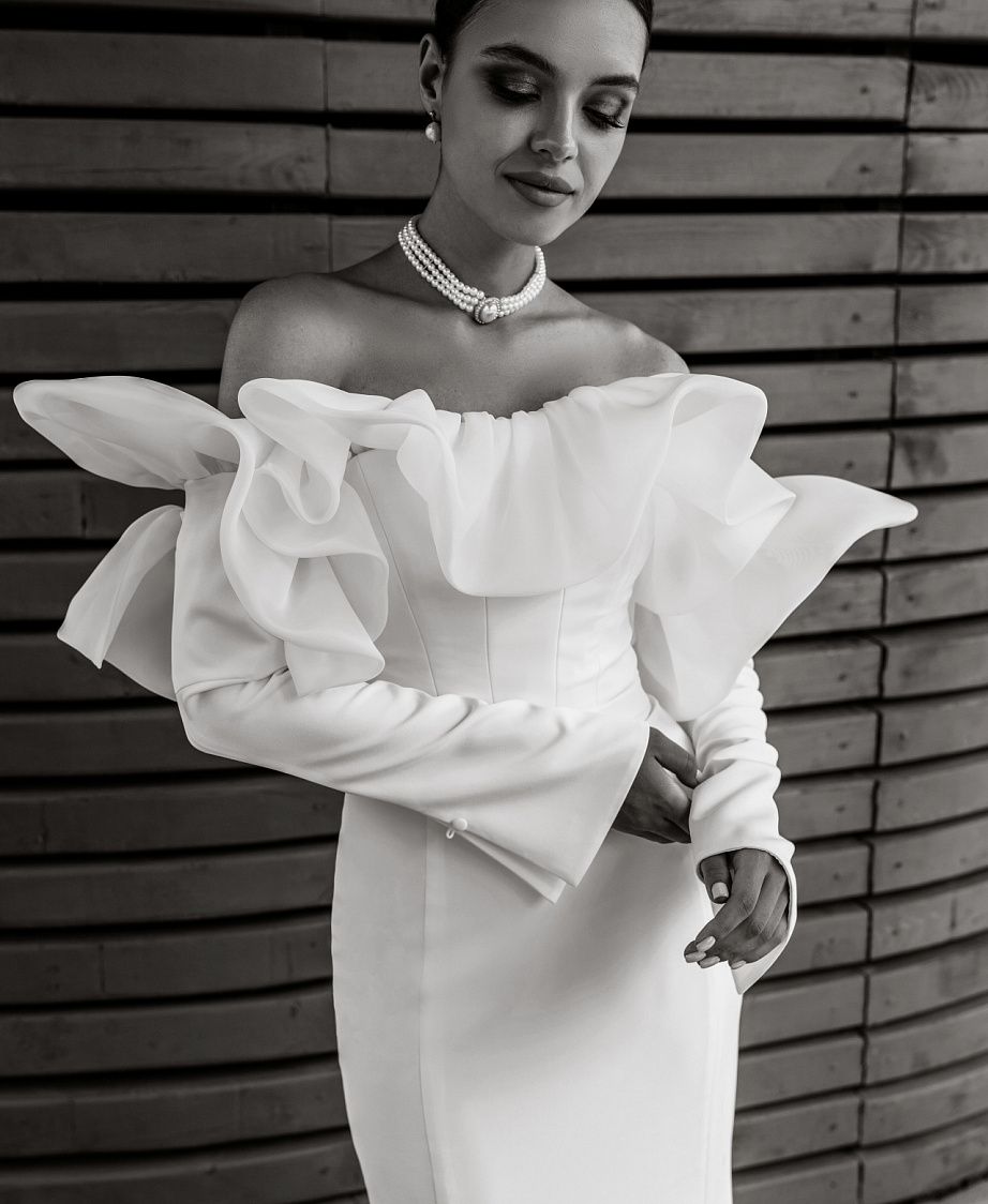 Роскошная русалка со съемными рукавами фото