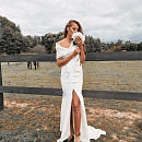 Шерстяная шаль для невесты