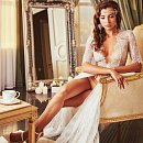 Свадебный кружевной халатик фото