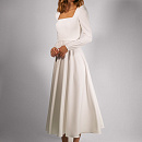 Свадебное платье миди для росписи фото