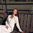 Шерстяной кардиган с шалевым воротоником