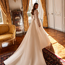 Комплект из кржевной русалки и съемного корсета с притачным шлейфом фото